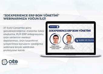 3DExperience ERP BOM Yönetimi Webinarı